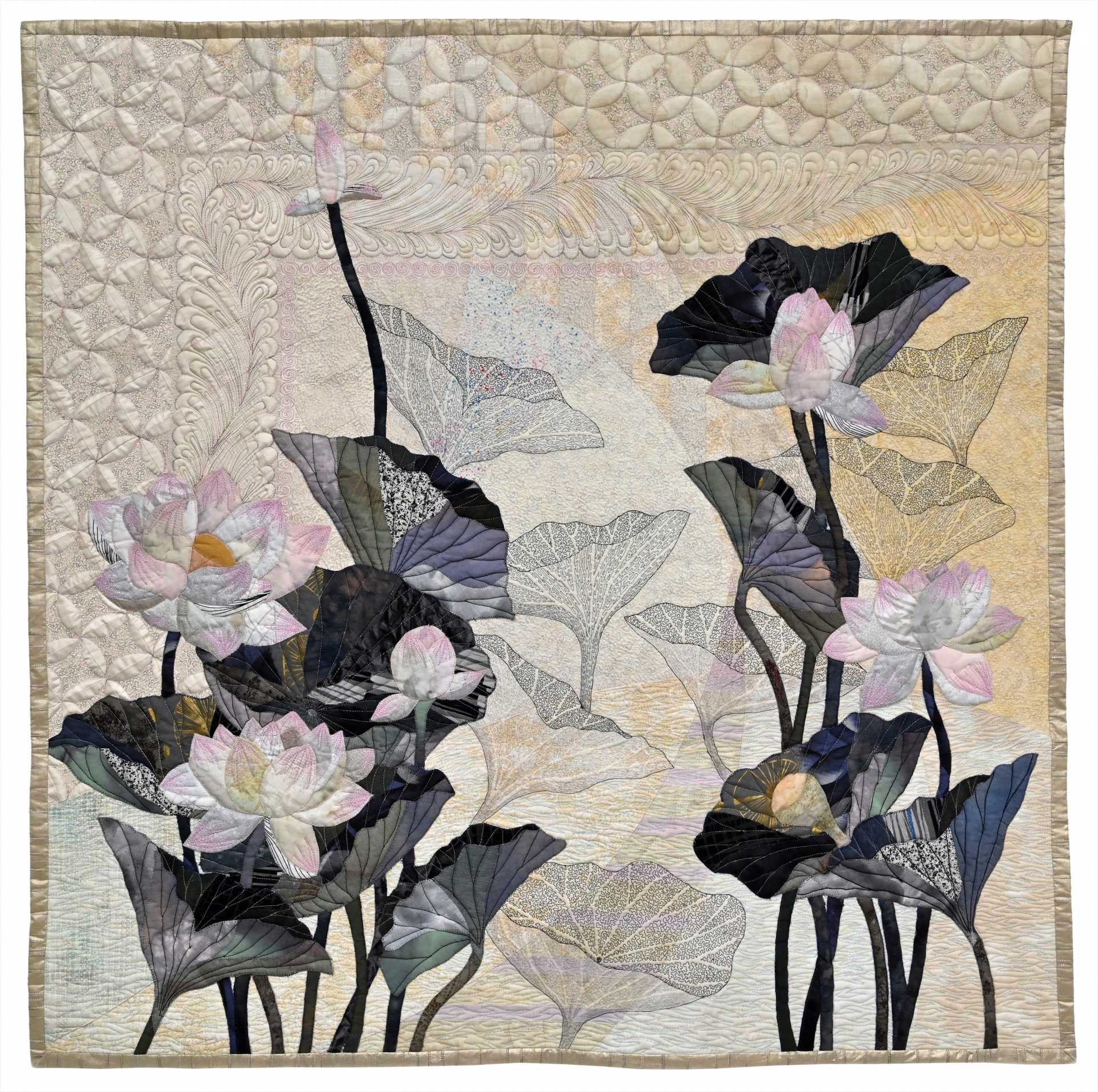 河合君江パッチワークキルト展