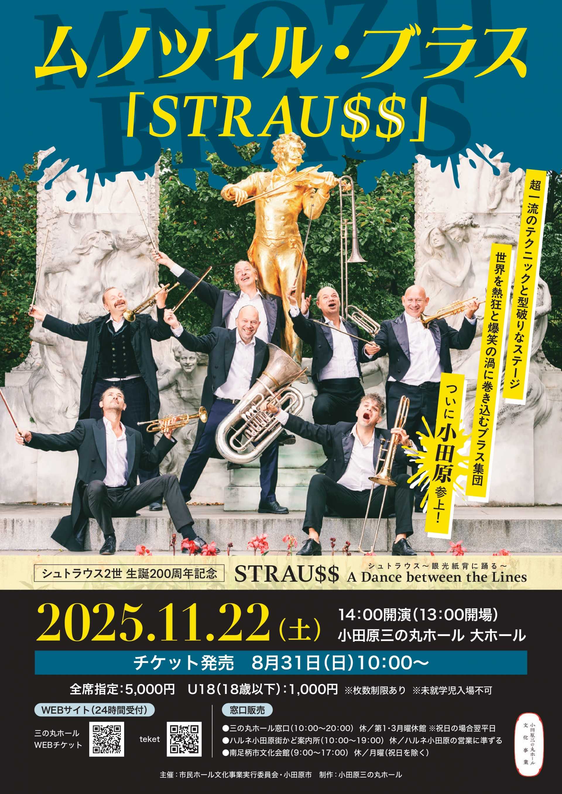 ムノツィル・ブラス in 小田原三の丸ホール「シュトラウス STRAU
